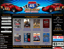 Tablet Screenshot of 45raceshop.com